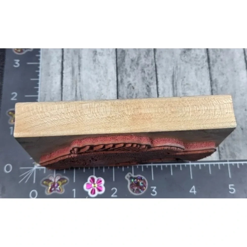 Fred Mullett Large Rockfish Rubber Stamp Wood #K33
